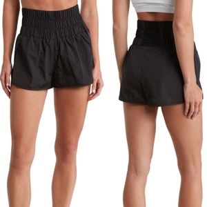 ❤️ Free People FP Movement The Way Home Shorts Black Size Medium NWOT